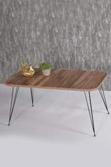 Black Wire Centre Coffee Table Square