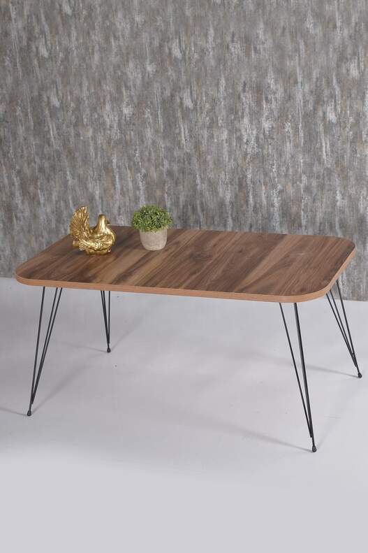 Black Wire Centre Coffee Table Square