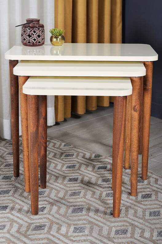 Wooden Square Zigon Coffee Table
