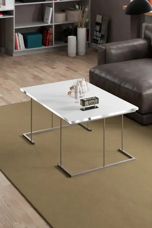 Solo Centre Coffee Table Silver