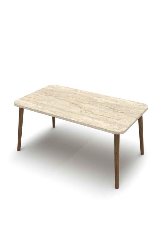 Square Lathe Zigon Centre Coffee Table Set