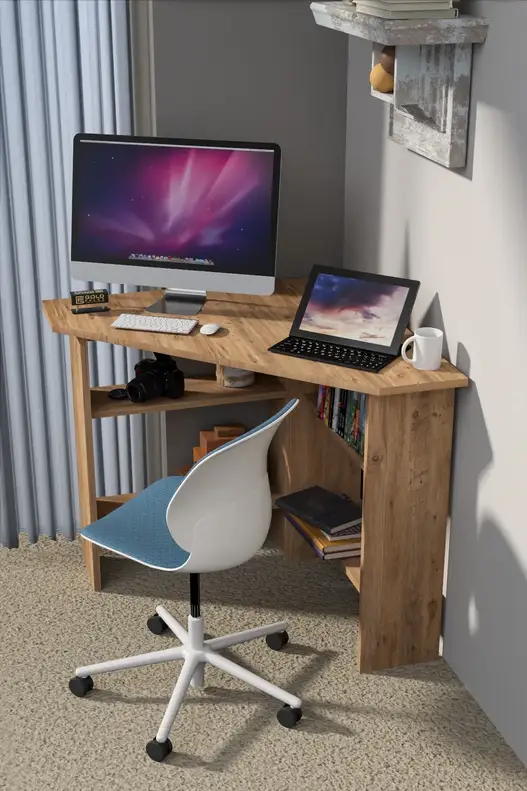 Corner Study Desk