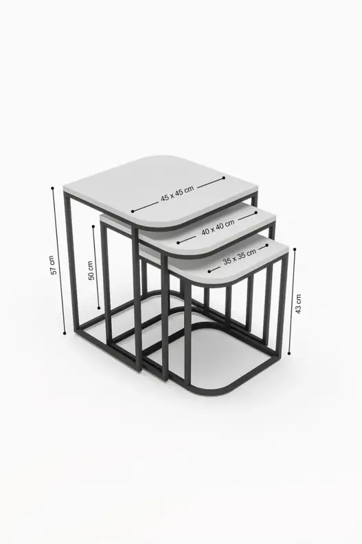 Damla Center and Zigon Coffee Table Set