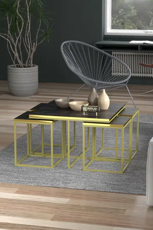 5'li Lux Altın Set