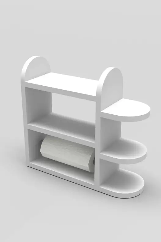 Spice Rack Kitchen Shelf with Napkin Holder