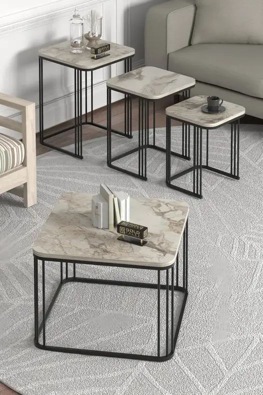 Alize Center and Zigon Coffee Table Set
