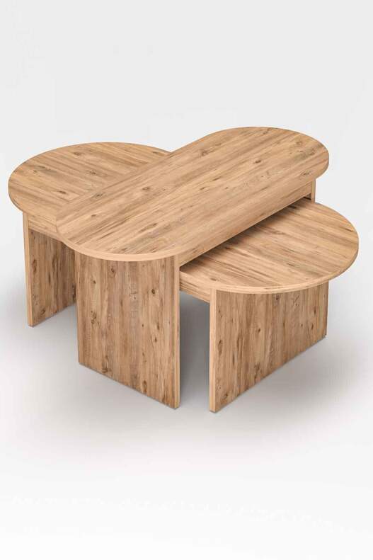 Setro 2 Piece Middle Coffee Table