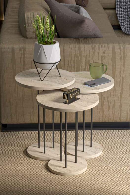 Black Terra Zigon Coffee Table