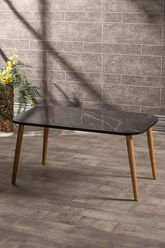 Square Lathe Zigon Centre Coffee Table Set