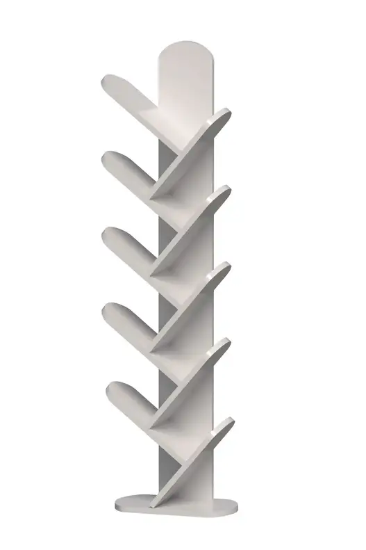 10 Shelves Decorative Compartment Bookcase