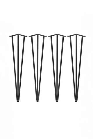 Wire Table Legs 4 Pieces 70 Cm Hairpin Legs