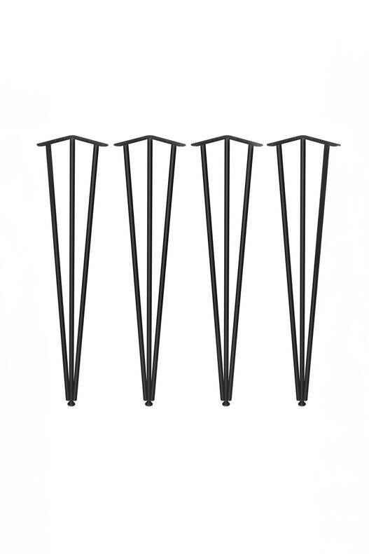 Wire Table Legs 4 Pieces 70 Cm Hairpin Legs