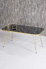 Gold Wire Centre Coffee Table Square