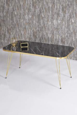 Gold Wire Centre Coffee Table Square