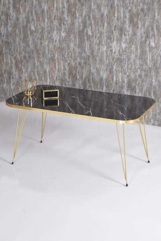 Gold Wire Centre Coffee Table Square