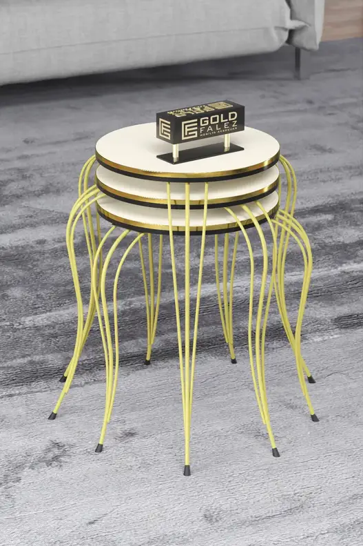 Zigon Coffee Table Luxury Double Gold