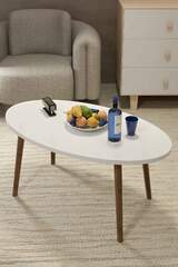 Wooden Centre Coffee Table Ellipse