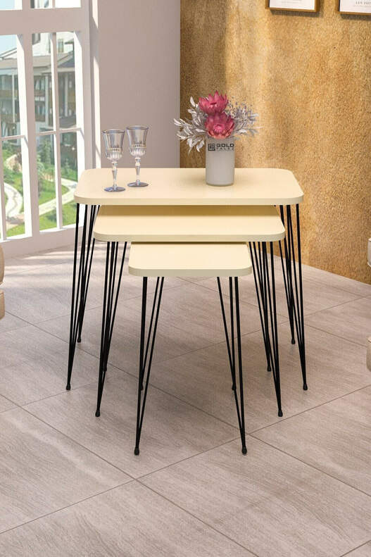 Black Wire Square Zigon Coffee Table