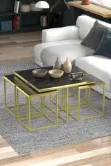 5'li Lux Altın Set