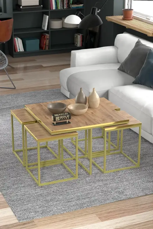5'li Lux Altın Set