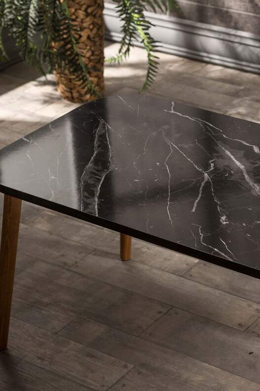 Square Lathe Zigon Centre Coffee Table Set