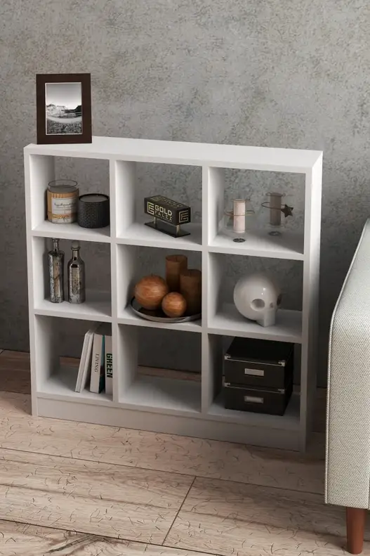 Bookshelf Shelf 9 Compartments