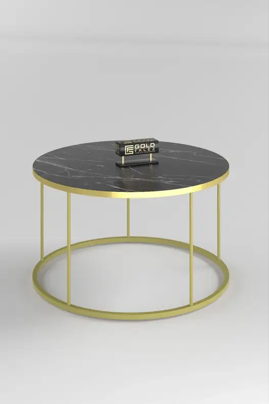 Coffee Table and Zigon Coffee Table Terra Set Gold