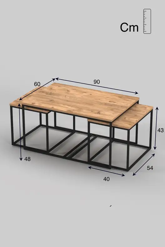 Flora Center and Zigon-Side Table Set