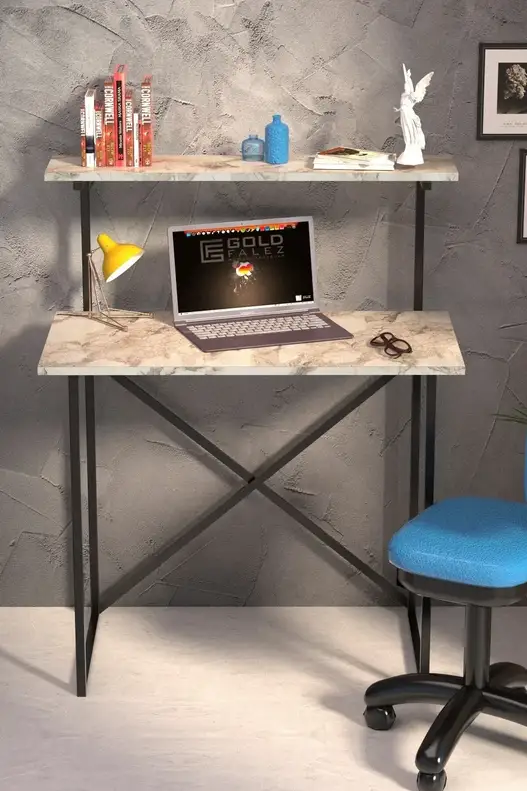 Çalışma Masası Kitaplıklı