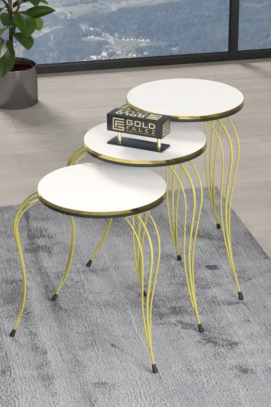 Zigon Coffee Table Luxury Double Gold