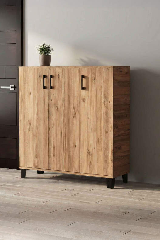 3-Door Shoe Cabinet