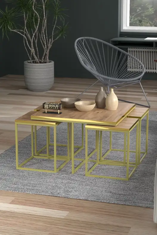 5'li Lux Altın Set