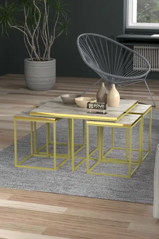 5'li Lux Altın Set