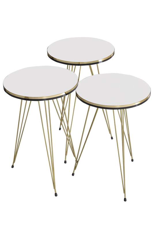 Gold Wire Double Gold Zigon Coffee Table