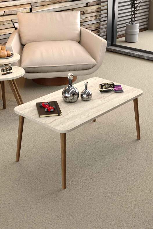 Square Lathe Zigon Centre Coffee Table Set