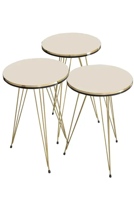 Gold Wire Double Gold Zigon Coffee Table