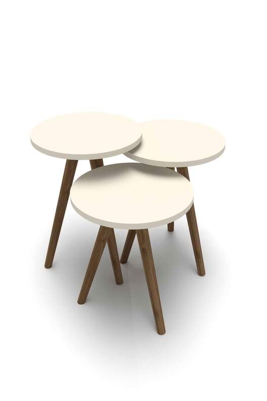 Wooden Zigon Coffee Table