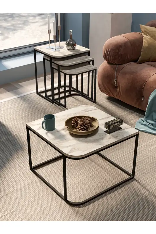 Damla Center and Zigon Coffee Table Set