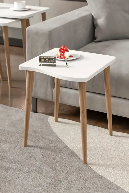 Zigon Coffee Table Wooden 4 Piece Square