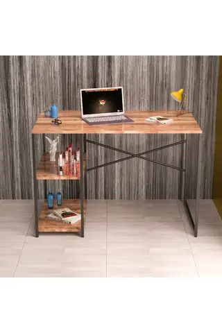 Side Shelf Study Desk