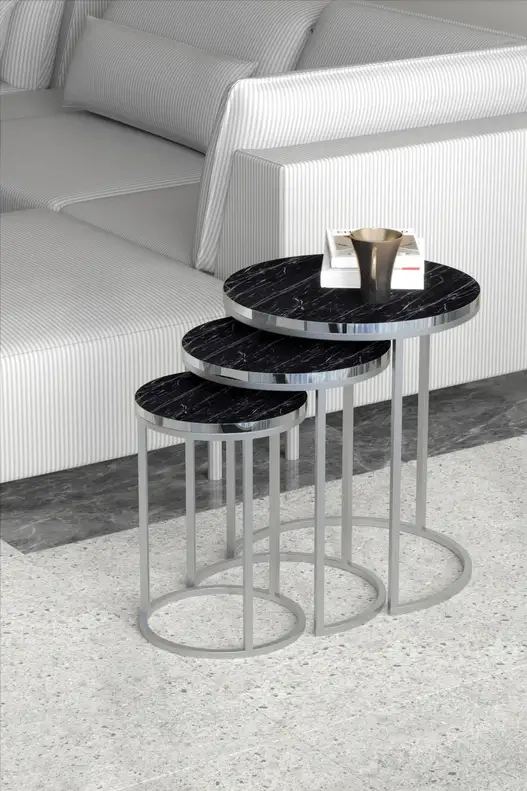 Zigon Coffee Table Silver C Lux