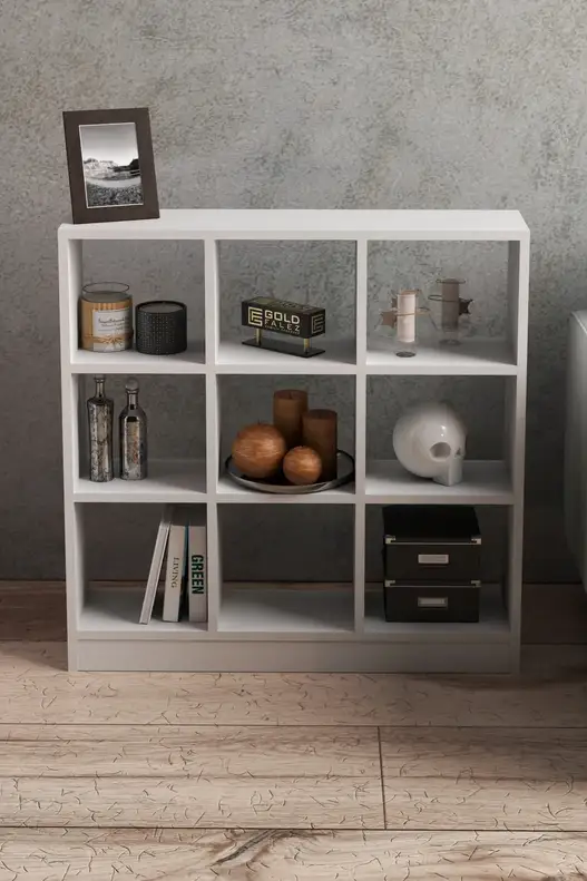 Bookshelf Shelf 9 Compartments