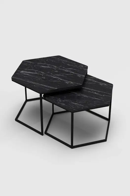 Hexagonal Double Lux Coffee Table