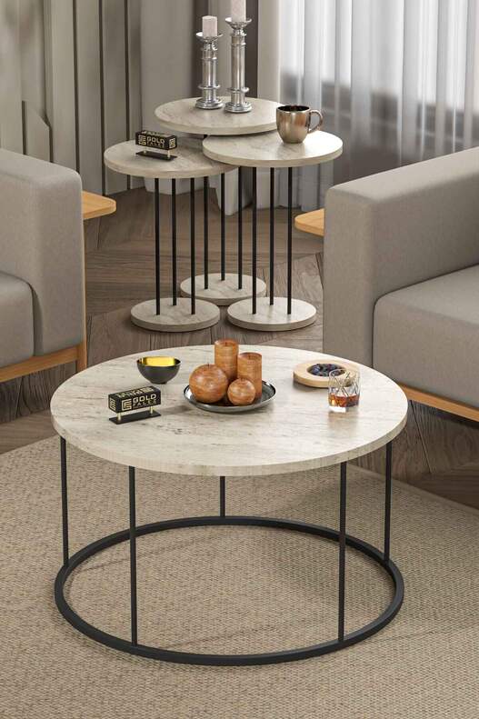 Orta Sehpa ve Zigon Sehpa Terra Set