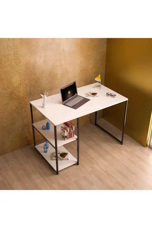 Side Shelf Study Desk