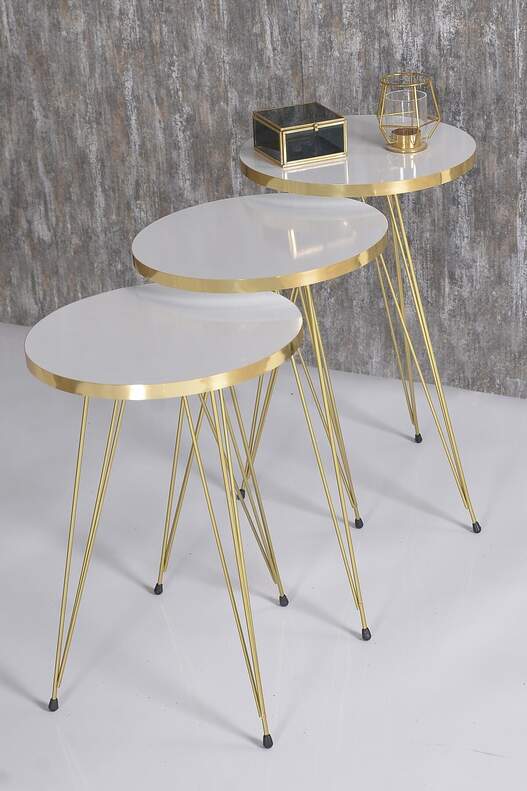 Gold Wire Zigon Coffee Table
