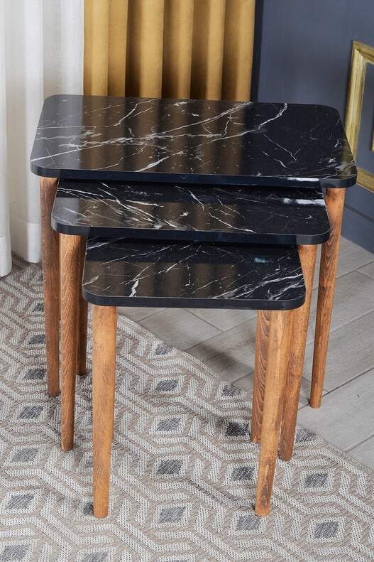 Wooden Square Zigon Coffee Table