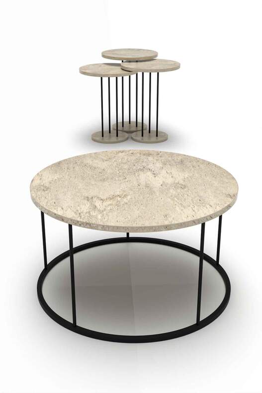 Orta Sehpa ve Zigon Sehpa Terra Set