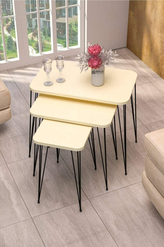 Black Wire Square Zigon Coffee Table