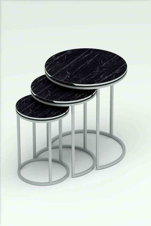 Zigon Coffee Table Silver C Lux
